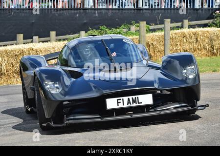 Aston Martin Valkyrie, Supercar Run, un'opportunità per vedere, ascoltare e avvicinarsi alle auto più prestigiose del mondo, e per pochi fortunati la possibilità Foto Stock