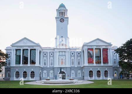 Asia, Singapore, Victoria Theatre e Victoria Memorial Hall Foto Stock