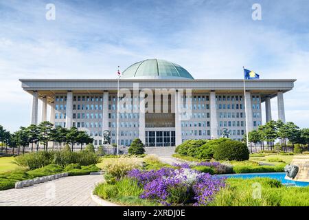 L'Assemblea Nazionale Proceedings Hall, Seul, Corea del Sud Foto Stock