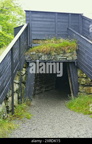 Museo minerario dedicato al rame nella zona di Visnes, Norvegia Foto Stock