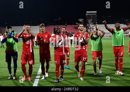 Torino, Italia. 25 maggio 2024. I giocatori dell'AC Monza in Coppa Italia contro Sudtirol all'U-Power Stadium di Monza, Italia - venerdì 9 agosto 2024. Sport - calcio (foto AC Monza/LaPresse di Studio Buzzi) credito: LaPresse/Alamy Live News Foto Stock