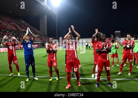 Torino, Italia. 25 maggio 2024. I giocatori dell'AC Monza in Coppa Italia contro Sudtirol all'U-Power Stadium di Monza, Italia - venerdì 9 agosto 2024. Sport - calcio (foto AC Monza/LaPresse di Studio Buzzi) credito: LaPresse/Alamy Live News Foto Stock