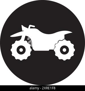 Illustrazione dell'icona del veicolo ATV design dell'elemento Illustrazione Vettoriale