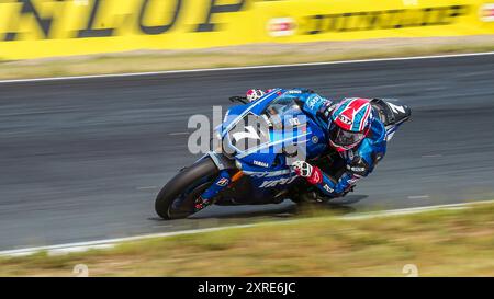 Oschersleben, Germania, 09 giugno 2019: Yamaha YZF-R1 by YART - Yamaha Austria Racing Team gareggiano per il Campionato del mondo FIM Endurance nell'estate 2019 Foto Stock