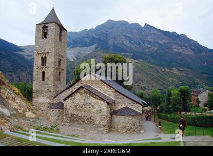 Sant Joan chiesa. Boi, provincia di Lerida, Catalogna, Spagna. Foto Stock