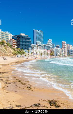 Playa del Arenal-Bol, Calp, Comunidad Valenciana, distretto di Alicante, Costa Blanca, Spagna Foto Stock