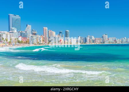 Playa del Arenal-Bol, Calp, Comunidad Valenciana, distretto di Alicante, Costa Blanca, Spagna Foto Stock