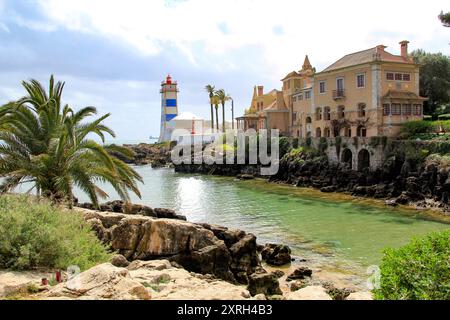 Cascais, Portogallo. Parco e museo Condes de Castro Guimarães. 22 marzo 2017 Foto Stock