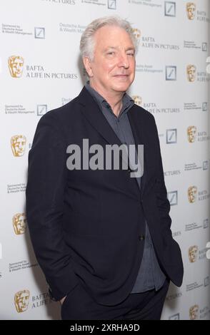 Londra, Regno Unito. 18 luglio 2015. BAFTA ospita A Life in Pictures Photocall con Alan Rickman al BAFTA il 15 aprile 2015 a Londra, Inghilterra, Regno Unito. Credito: S.A.M./Alamy Live News Foto Stock