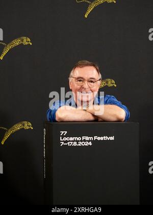 Locarno / Svizzera, 10 agosto 2024. L'attore Ron Cook ha visto alla photocall Locarno Film Festival. Crediti: Walter Gilgen crediti: Walter Gilgen/Alamy Live News Foto Stock