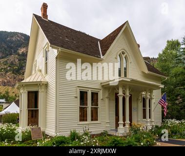 Georgetown, Colorado - 4 agosto 2024: Hamill House, 1879, nel Georgetown-Silver Plume National Historic Landmark District di Georgetown, Colorado Foto Stock