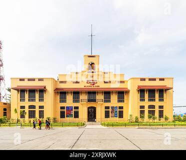 L'esterno della filiale regionale del Museo Nazionale delle Filippine a Cebu è ospitato nell'ex edificio della dogana costruito nel 1910. Foto Stock