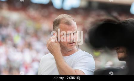 Fabian Wohlgemuth (VfB Stuttgart, Sportdirektor) VfB Stuttgart vs. Athletic Bilbao, Fussball, Herren, Testspiel, Freundschaftsspiel, Saison 24/25, GER, 10.08.2024, LE NORMATIVE DFL/DFB VIETANO QUALSIASI USO DI FOTOGRAFIE COME SEQUENZE DI IMMAGINI E/O QUASI-VIDEO, foto: Eibner-Pressefoto/Wolfgang Frank Foto Stock