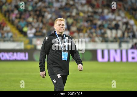 NEIL LENNON DURANTE GLORIA BUZAU - FC RAPID 1923 BUCURESTI, SUPERLIGA SUPERBET (10.08.2024), CRISTIAN STAVRI Foto Stock