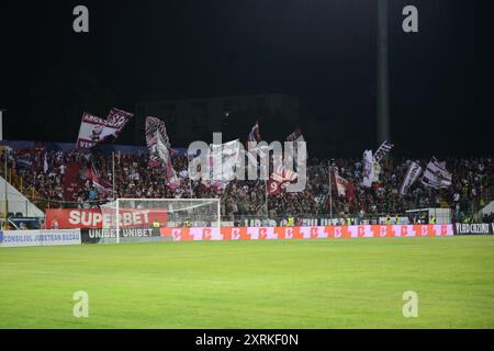 PARTITA DI CALCIO GLORIA BUZAU - FC RAPID 1923 BUCURESTI, SUPERLIGA SUPERBET (10.08.2024), CRISTIAN STAVRI Foto Stock