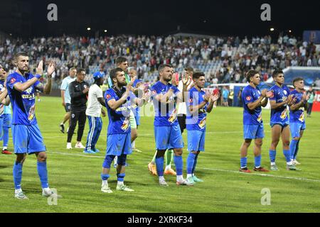 MATCH GLORIA BUZAU - FC RAPID 1923 BUCURESTI, SUPERLIGA SUPERBET (10.08.2024), CRISTI STAVRI Foto Stock