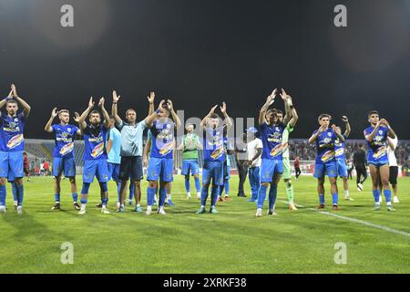 MATCH GLORIA BUZAU - FC RAPID 1923 BUCURESTI, SUPERLIGA SUPERBET (10.08.2024), CRISTI STAVRI Foto Stock