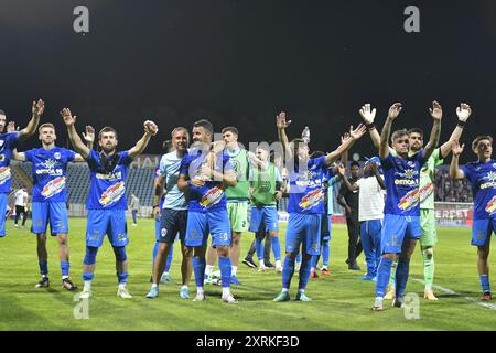 MATCH GLORIA BUZAU - FC RAPID 1923 BUCURESTI, SUPERLIGA SUPERBET (10.08.2024), CRISTI STAVRI Foto Stock