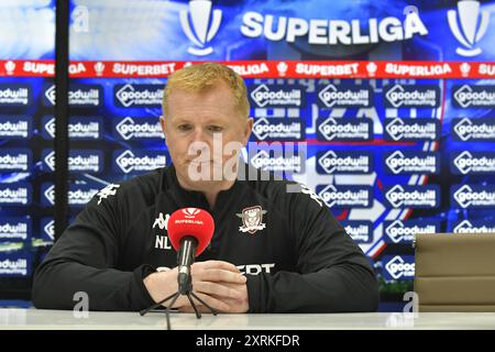 NEIL LENNON DURANTE GLORIA BUZAU - FC RAPID 1923 BUCURESTI, SUPERLIGA SUPERBET (10.08.2024), CRISTIAN STAVRI Foto Stock