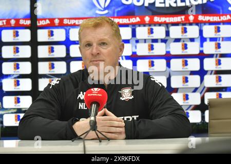 NEIL LENNON DURANTE GLORIA BUZAU - FC RAPID 1923 BUCURESTI, SUPERLIGA SUPERBET (10.08.2024), CRISTIAN STAVRI Foto Stock