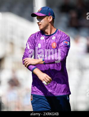 Nottingham, Regno Unito. 11 agosto 2024. Tom WESTLEY di Essex CCC durante la partita di Royal London One-Day Cup Nottinghamshire vs Essex a Trent Bridge, Nottingham, Regno Unito, 11 agosto 2024 (foto di Mark Dunn/News Images) a Nottingham, Regno Unito, il 8/11/2024. (Foto di Mark Dunn/News Images/Sipa USA) credito: SIPA USA/Alamy Live News Foto Stock