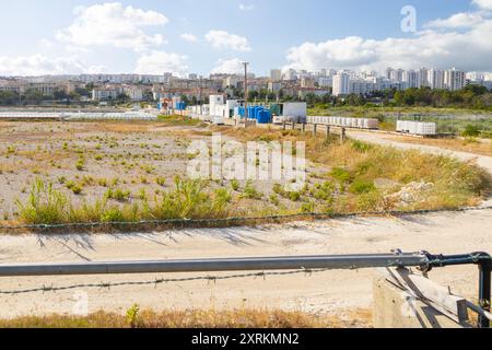 Algatec eco business Park a povoa de santa iria, portogallo, coltiva alghe e microalghe per un futuro sostenibile Foto Stock