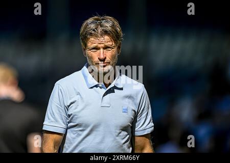 Doetinchem, Nederland. 11 agosto 2024. DOETINCHEM, 11-08-2024, Stadium De Vijverberg, olandese Keuken Kampioen Divisie Football, stagione 2024/2025, partita tra De Graafschap e Volendam. Jan Vreman allenatore de Graafschap crediti: Pro Shots/Alamy Live News Foto Stock