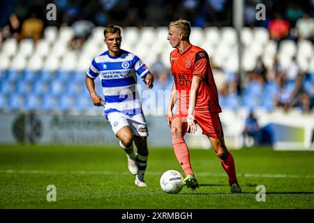 Doetinchem, Nederland. 11 agosto 2024. DOETINCHEM, 11-08-2024, Stadium De Vijverberg, olandese Keuken Kampioen Divisie Football, stagione 2024/2025, partita tra De Graafschap e Volendam. FC Volendam giocatore Milan de Haan credito: Pro Shots/Alamy Live News Foto Stock