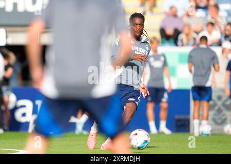 Haderslev, Danimarca. 11 agosto 2024. Superliga match tra Soenderjyske Football e FC Copenhagen al Sydbank Park di Haderslev domenica 11 agosto 2024. (Foto: Claus Fisker/Scanpix 2024) credito: Ritzau/Alamy Live News Foto Stock