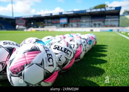 Haderslev, Danimarca. 11 agosto 2024. Superliga match tra Soenderjyske Football e FC Copenhagen al Sydbank Park di Haderslev domenica 11 agosto 2024. (Foto: Claus Fisker/Scanpix 2024) credito: Ritzau/Alamy Live News Foto Stock