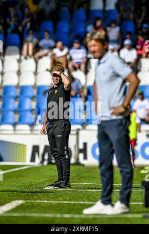 Doetinchem, Nederland. 11 agosto 2024. DOETINCHEM, 11-08-2024, Stadium De Vijverberg, olandese Keuken Kampioen Divisie Football, stagione 2024/2025, partita tra De Graafschap e Volendam. Rick Kruys allenatore FC Volendam crediti: Pro Shots/Alamy Live News Foto Stock