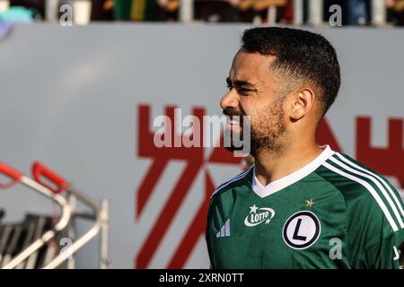 Cracovia, Polonia. 11 agosto 2024. Football 2024 2025 PKO BP Ekstraklasa Puszcza Niepolomice vs Legia Warszawa op: Luquinhas crediti: Konrad Swierad/Alamy Live News Foto Stock