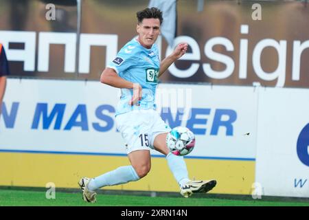 Haderslev, Danimarca. 11 agosto 2024. Superliga match tra Soenderjyske Football e FC Copenhagen al Sydbank Park di Haderslev domenica 11 agosto 2024. (Foto: Claus Fisker/Scanpix 2024) credito: Ritzau/Alamy Live News Foto Stock