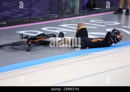 Parigi, Francia, 11 agosto 2024. Durante i Giochi Olimpici di Parigi 2024 alla National Veladrome l'11 agosto 2024 a Parigi, in Francia. Crediti: Pete Dovgan/Speed Media/Alamy Live News Foto Stock