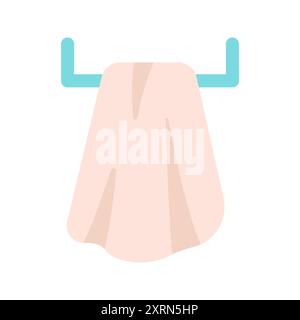 Asciugamano da bagno Illustrazione Vettoriale