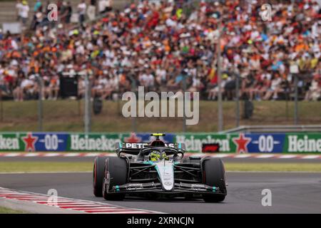 Mogyorod, Ungheria. 20 luglio 2024. Formula 1 Gran Premio d'Ungheria a Hungaroring, Ungheria. Nella foto: #44 Lewis Hamilton (GBR) del team Mercedes-AMG PETRONAS F1 in Mercedes W15 © Piotr Zajac/Alamy Live News Foto Stock