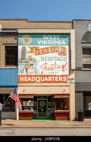 Siti storici di Clarksburg e Bridgeport, West Virginia. Foto Stock