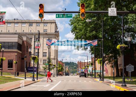 Siti storici di Clarksburg e Bridgeport, West Virginia. Foto Stock