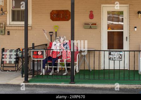 Siti storici di Clarksburg e Bridgeport, West Virginia. Foto Stock