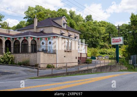 Siti storici di Clarksburg e Bridgeport, West Virginia. Foto Stock