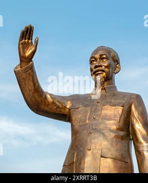 Statua del Presidente ho chi Minh, Saigon, Vietnam Foto Stock