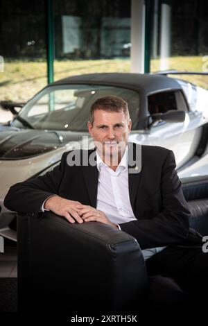 Phil Popham - ex CEO di Lotus Cars Foto Stock