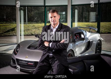 Phil Popham - ex CEO di Lotus Cars Foto Stock