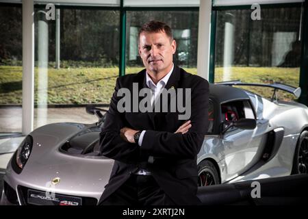 Phil Popham - ex CEO di Lotus Cars Foto Stock