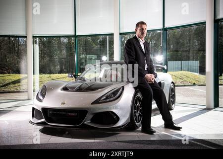 Phil Popham - ex CEO di Lotus Cars Foto Stock