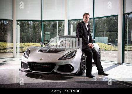 Phil Popham - ex CEO di Lotus Cars Foto Stock