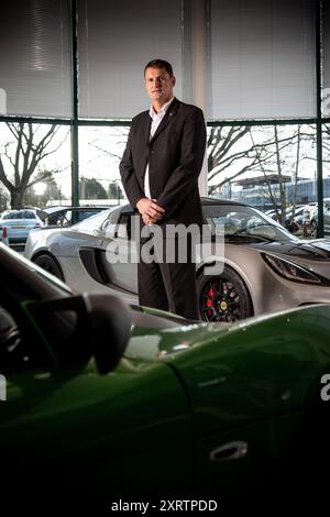 Phil Popham - ex CEO di Lotus Cars Foto Stock