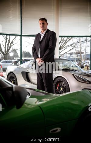 Phil Popham - ex CEO di Lotus Cars Foto Stock