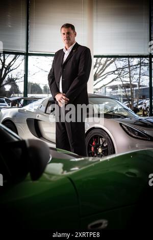 Phil Popham - ex CEO di Lotus Cars Foto Stock