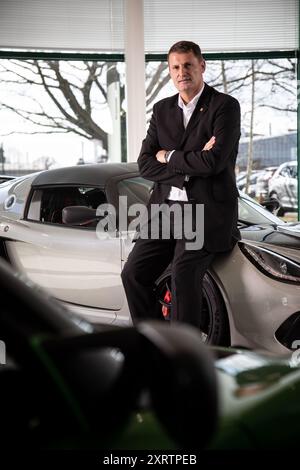 Phil Popham - ex CEO di Lotus Cars Foto Stock